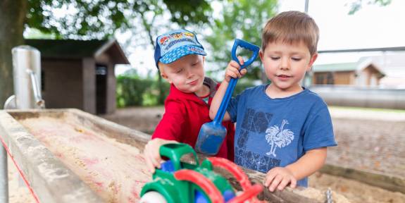 Spielen am Matschtisch