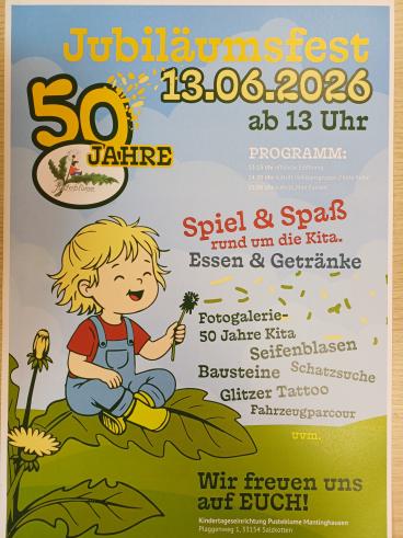50 Jahre KiTa Pusteblume